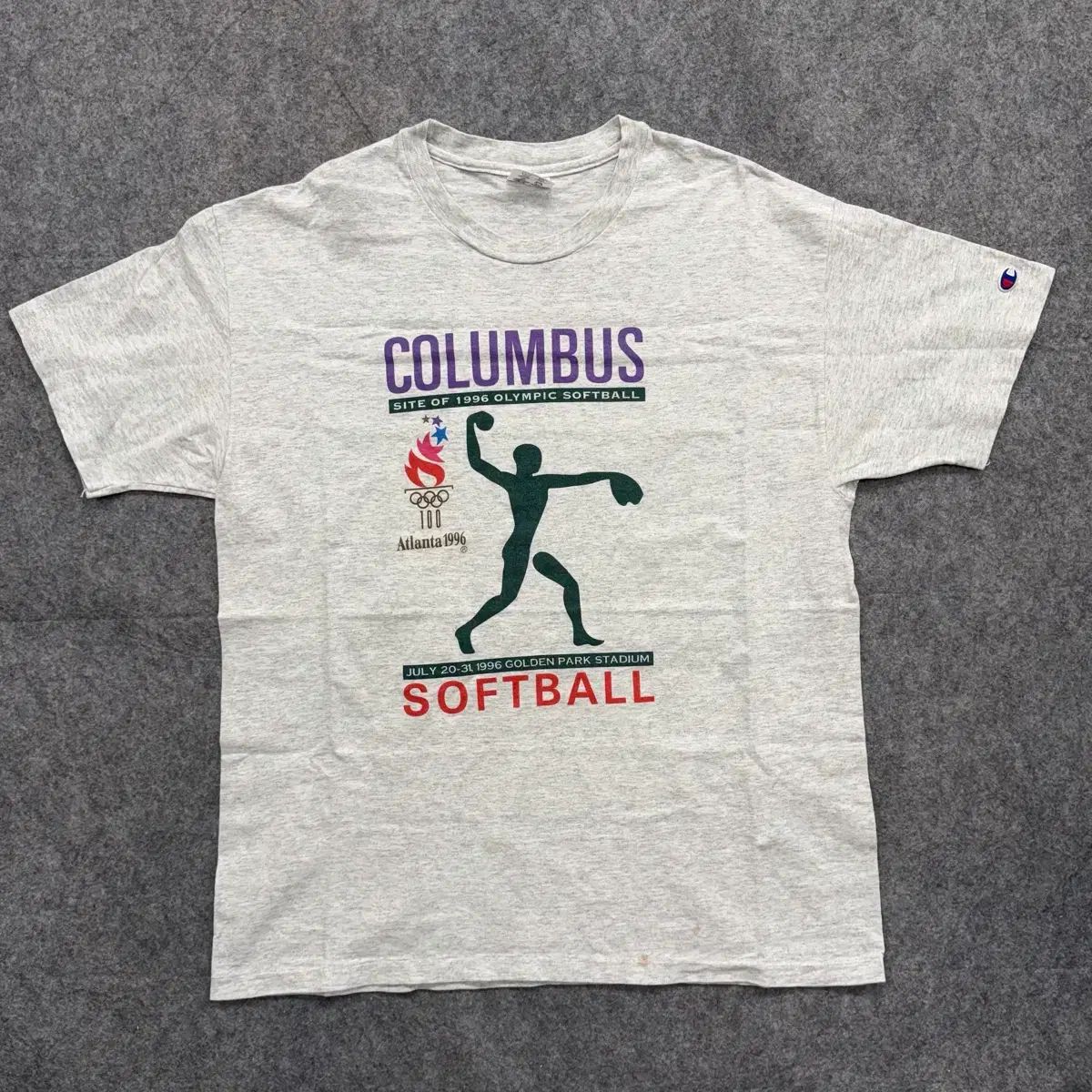 ☆8SM2 championシングルステッチ 90\u0027s Tシャツ ネイビー古着 