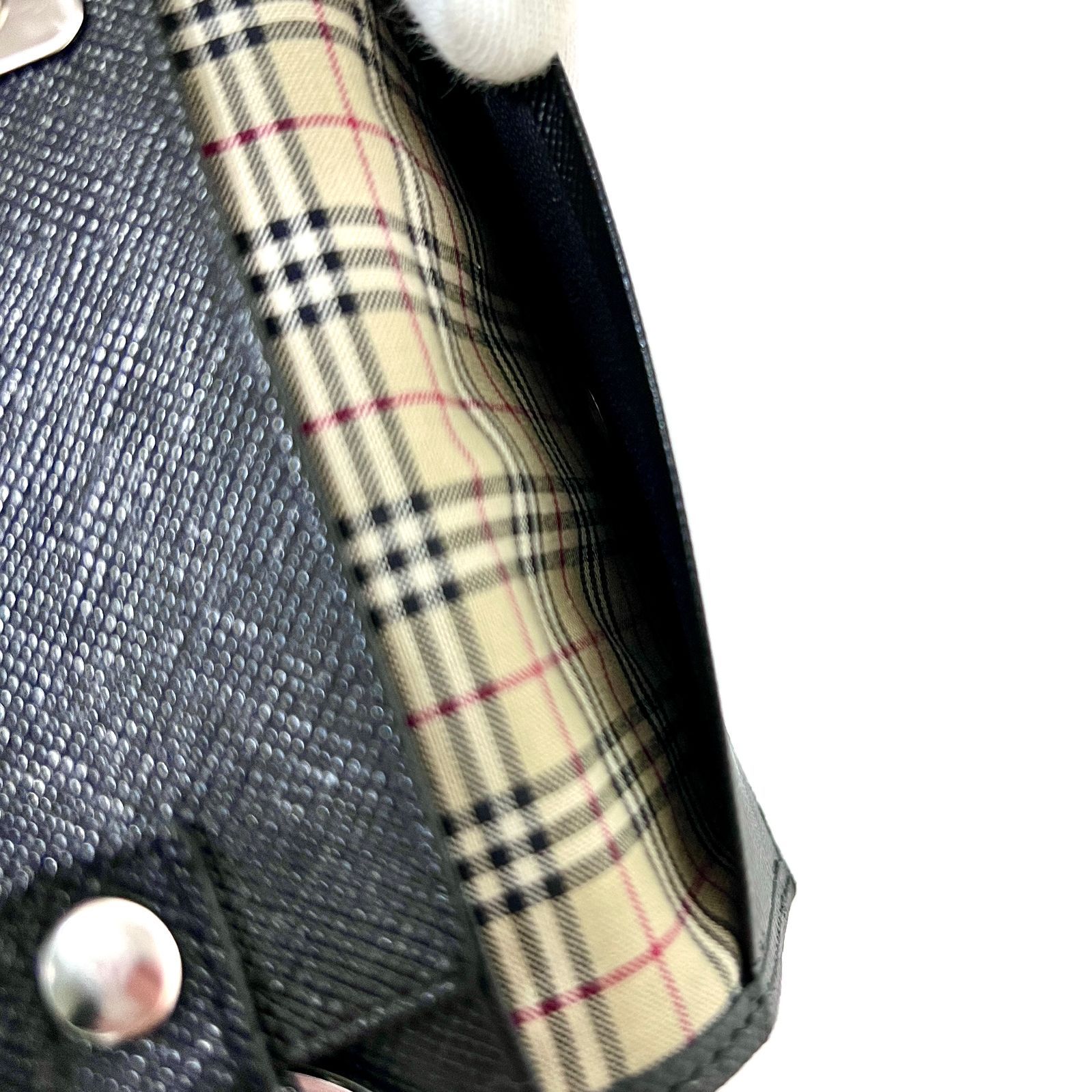 【未使用】BURBERRY バーバリー ケース レザー ノバチェック SD6083 新品未使用！ 訳あり！ BURBERRY バーバリー ノバチェック 4連