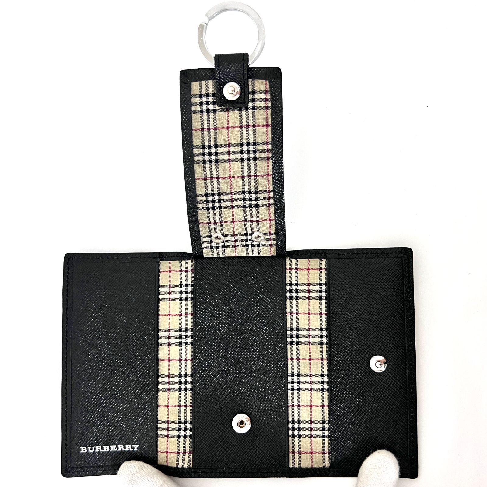SD6083 新品未使用！ 訳あり！ BURBERRY バーバリー ノバチェック 4連
