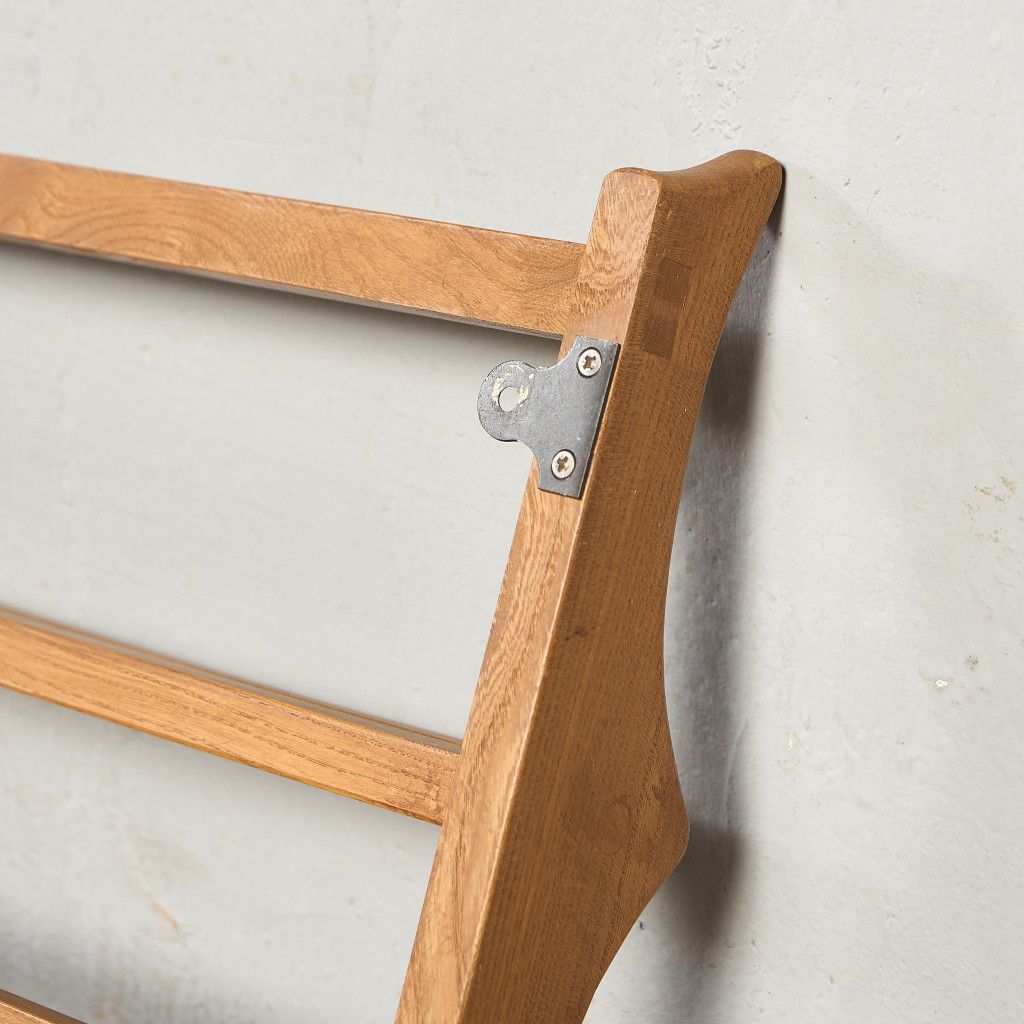 イギリス エルム アーコール ERCOL ヴィンテージ ウォールラック (268) ブルーラベル ercol プレートラック 英国 飾り棚 壁掛け 装飾 ディスプレイ スパイスラック #87178 イギリス エルム アーコール ERCOL ヴィンテージ ウォールラック (268