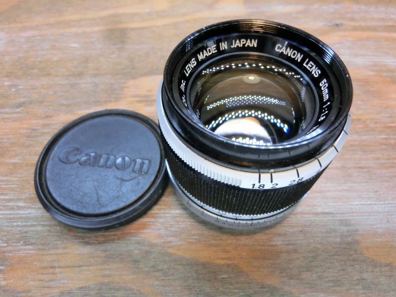 7832 Canon LENS 50mm 1.8 ライカ L39マウント Lマウント 標準レンズ