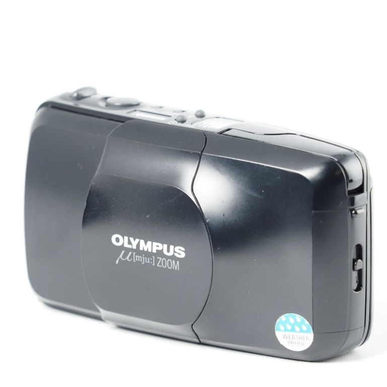 OLYMPUS μ [mju:] ZOOM ブラック コンパクトフィルムカメラ オリンパス