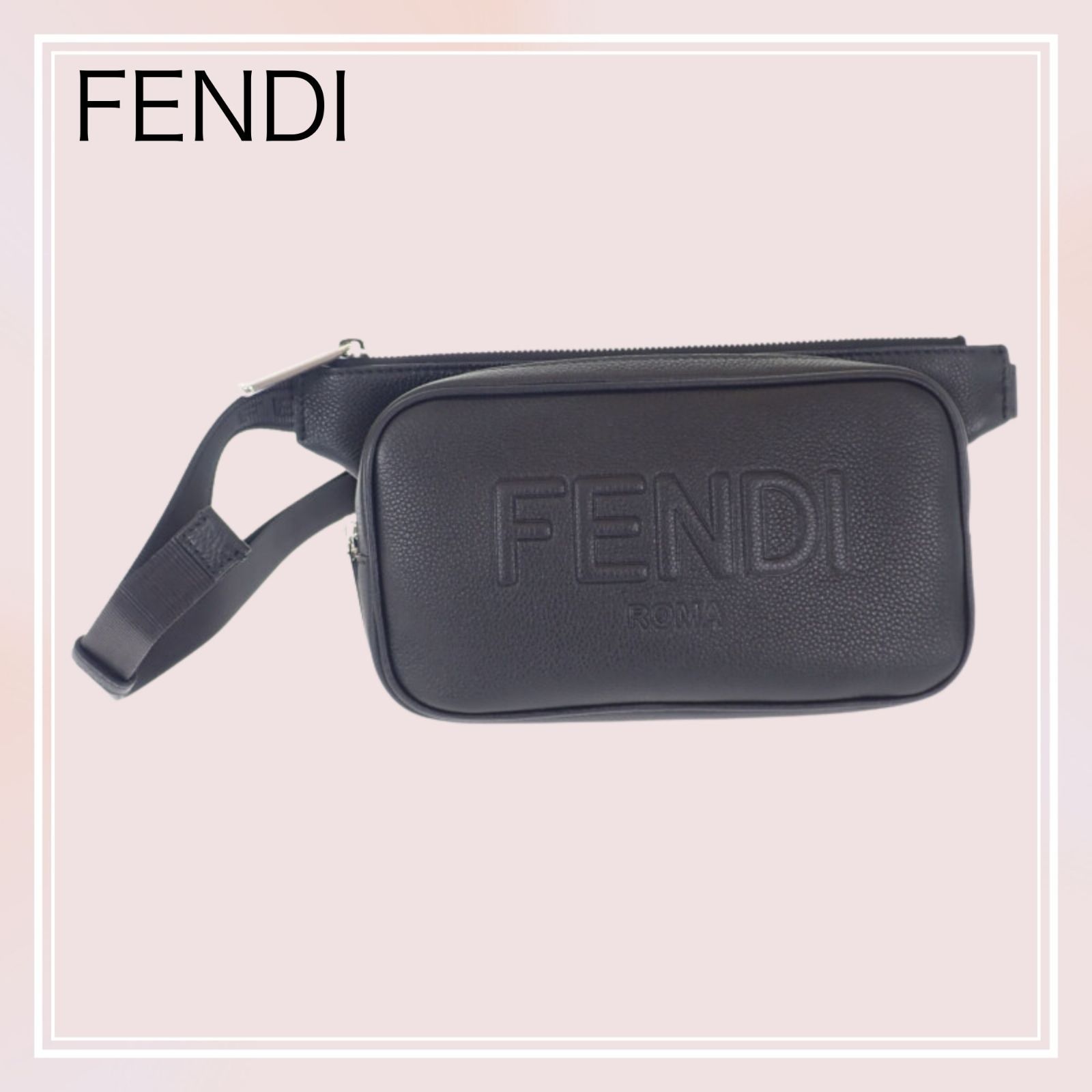 FENDI】レザーベルトバッグ 7VA605-0AMAC ボディバッグ レザー 