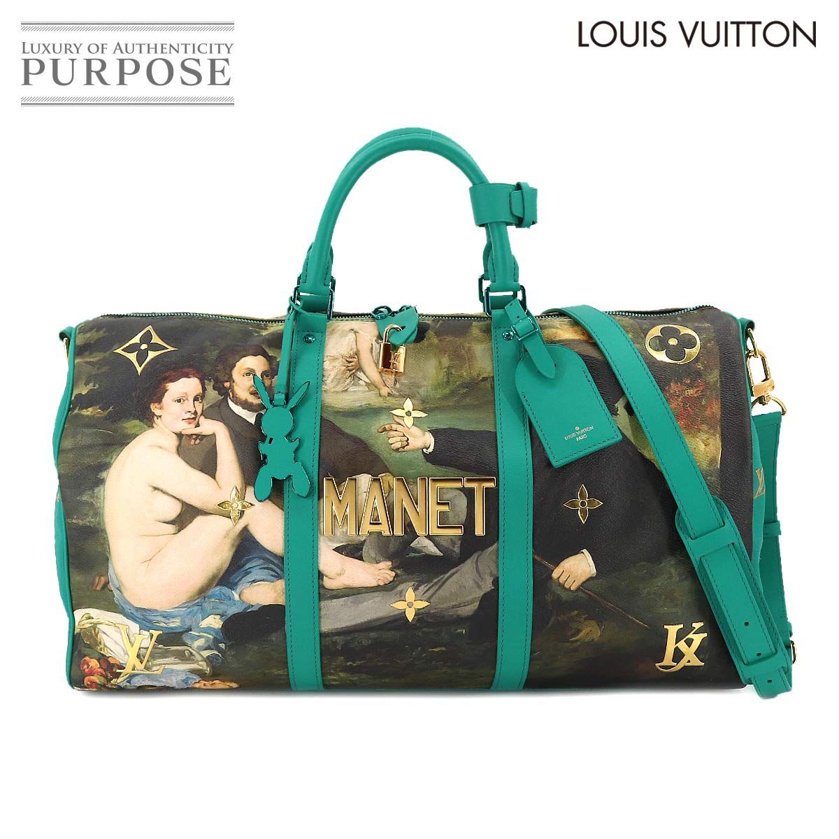 未使用 展示品 ルイ ヴィトン LOUIS VUITTON マスターズ マネ キーポル 