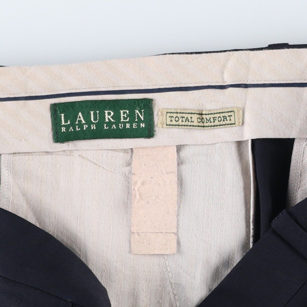 古着 ラルフローレン Ralph Lauren LAUREN TOTAL COMFORT ツータック