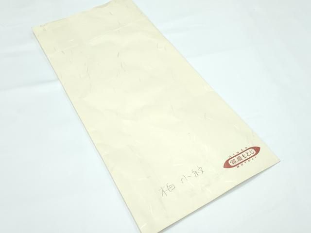 平和屋本店●極上　銀座もとじ　小紋　柏　地紋起こし　反端・紙付き　逸品　CZAA5459s6 平和屋本店○極上銀座もとじ小紋柏地紋起こし反端・紙付き逸品