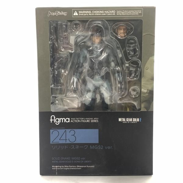 中古】未開封）figma ソリッド・スネーク MGS2 Ver.メタルギアソリッド 