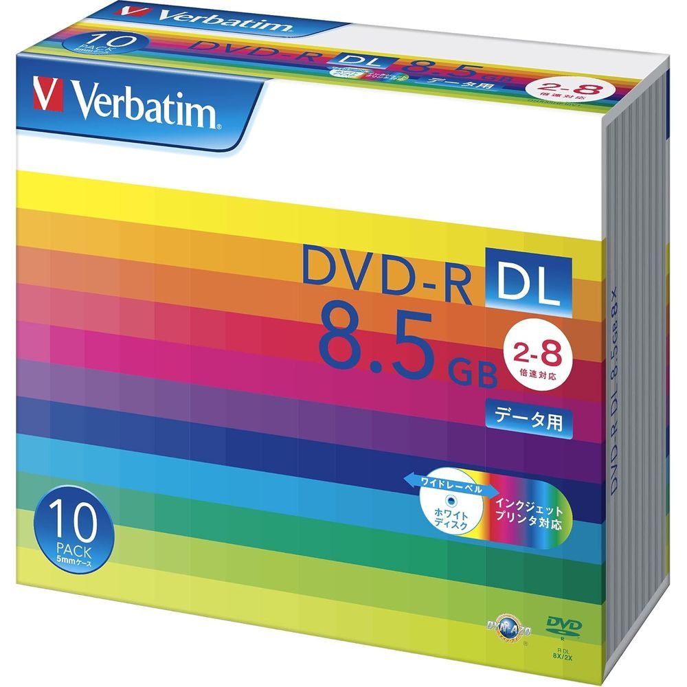 （まとめ買い）バーベイタム データ用DVD-R DL 片面2層 8.5GB 2-8倍速対応 10枚入 インクジェットプリンタ対応 DHR85HP10V1 【×3セット】
