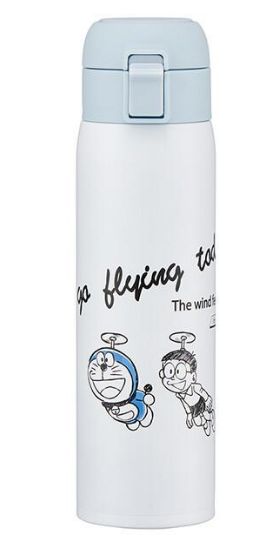 メルカリ市タイムセール！ドラえもんステンレスボトル　日本館パビリオン　未開封品 Doraemon（ドラえもん） ワンタッチ ステンレスボトル 480ml I'm