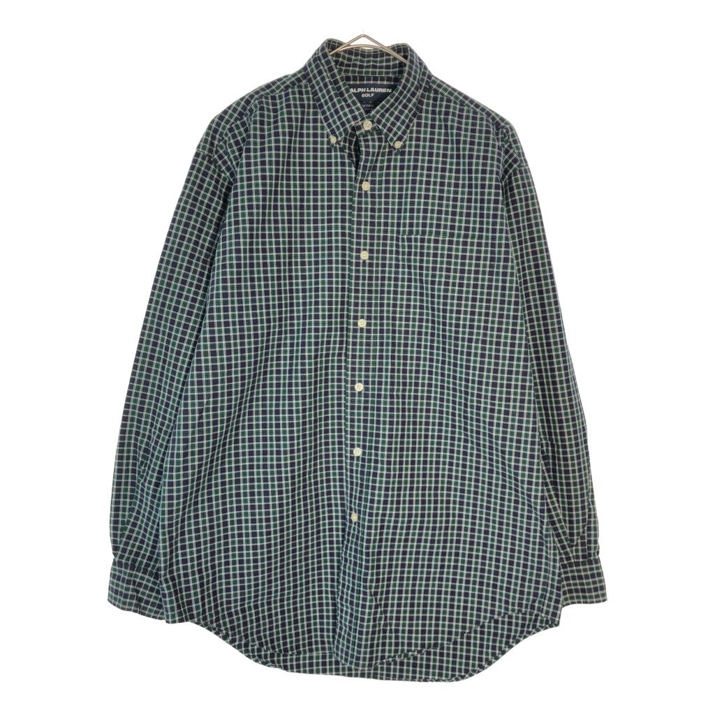 90s POLO GOLF ポロゴルフ ラルフ LOFTING チェックシャツS 90年代 