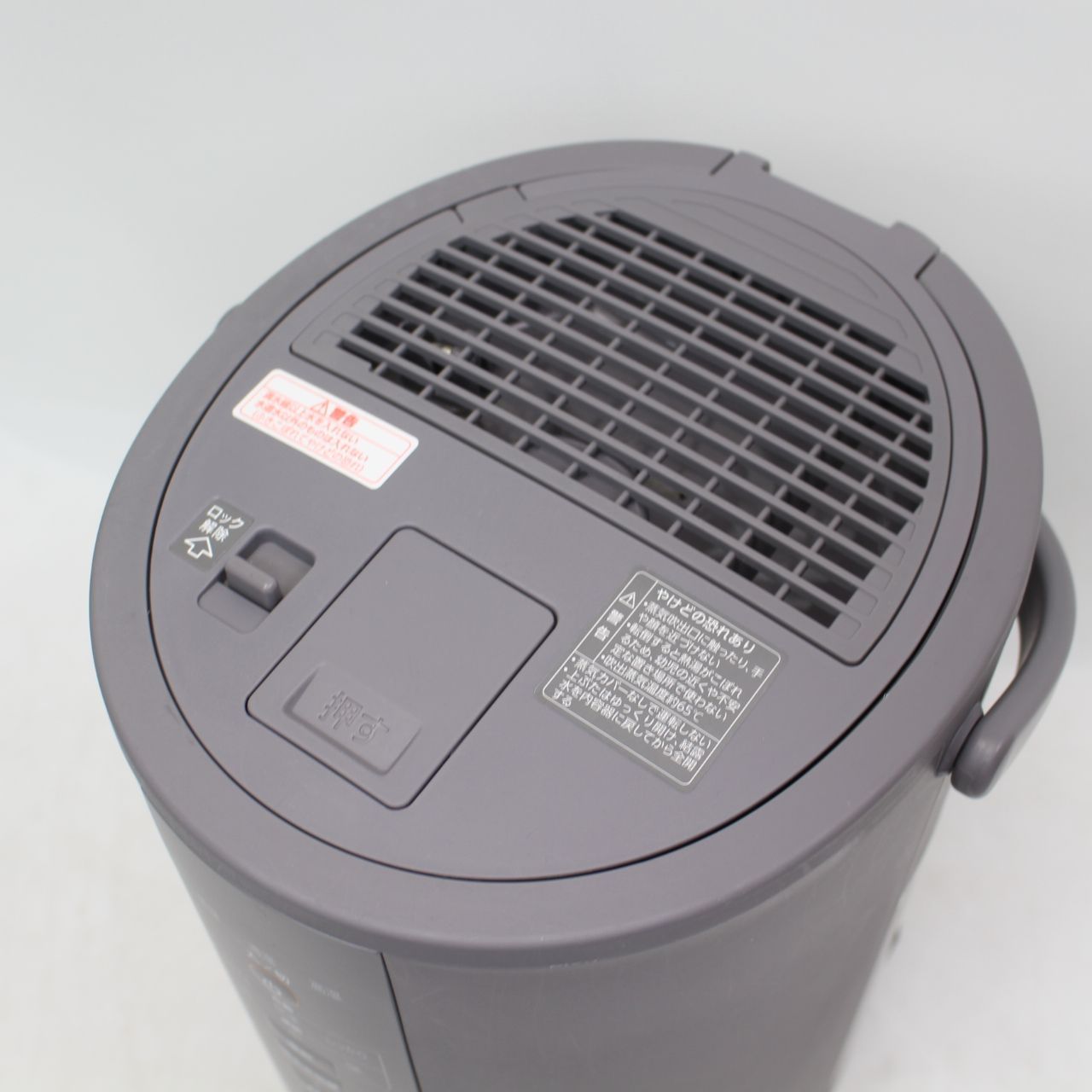 636)【美品】象印 ZOJIRUSHI EE-DC50 スチーム式加湿器 グレー 2022年 