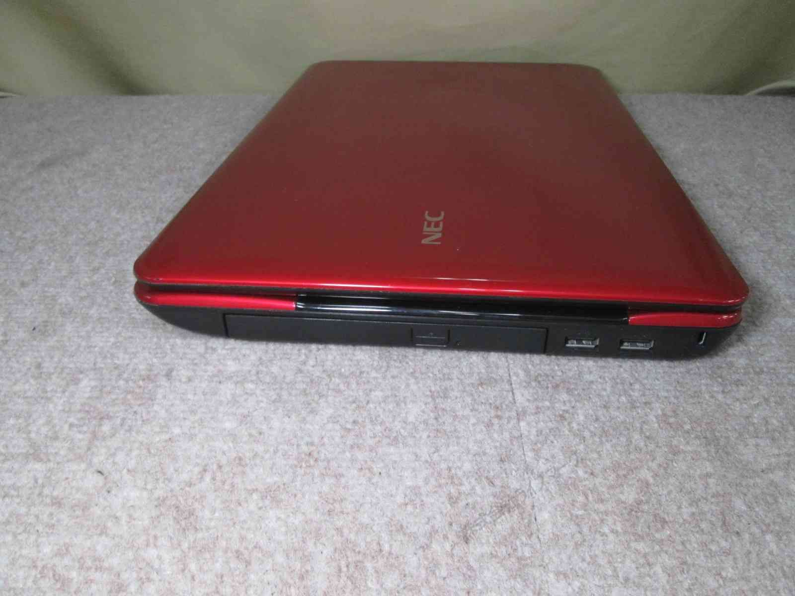 BIOS OK!】ジャンク NEC LS550/M ノートパソコン レッド 赤 PC NEC