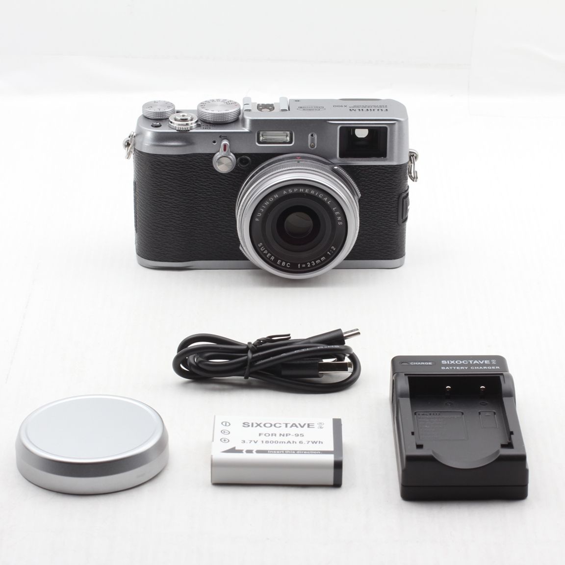 美品】FUJIFILM フジフィルム FinePix x100 シルバー デジタルカメラ