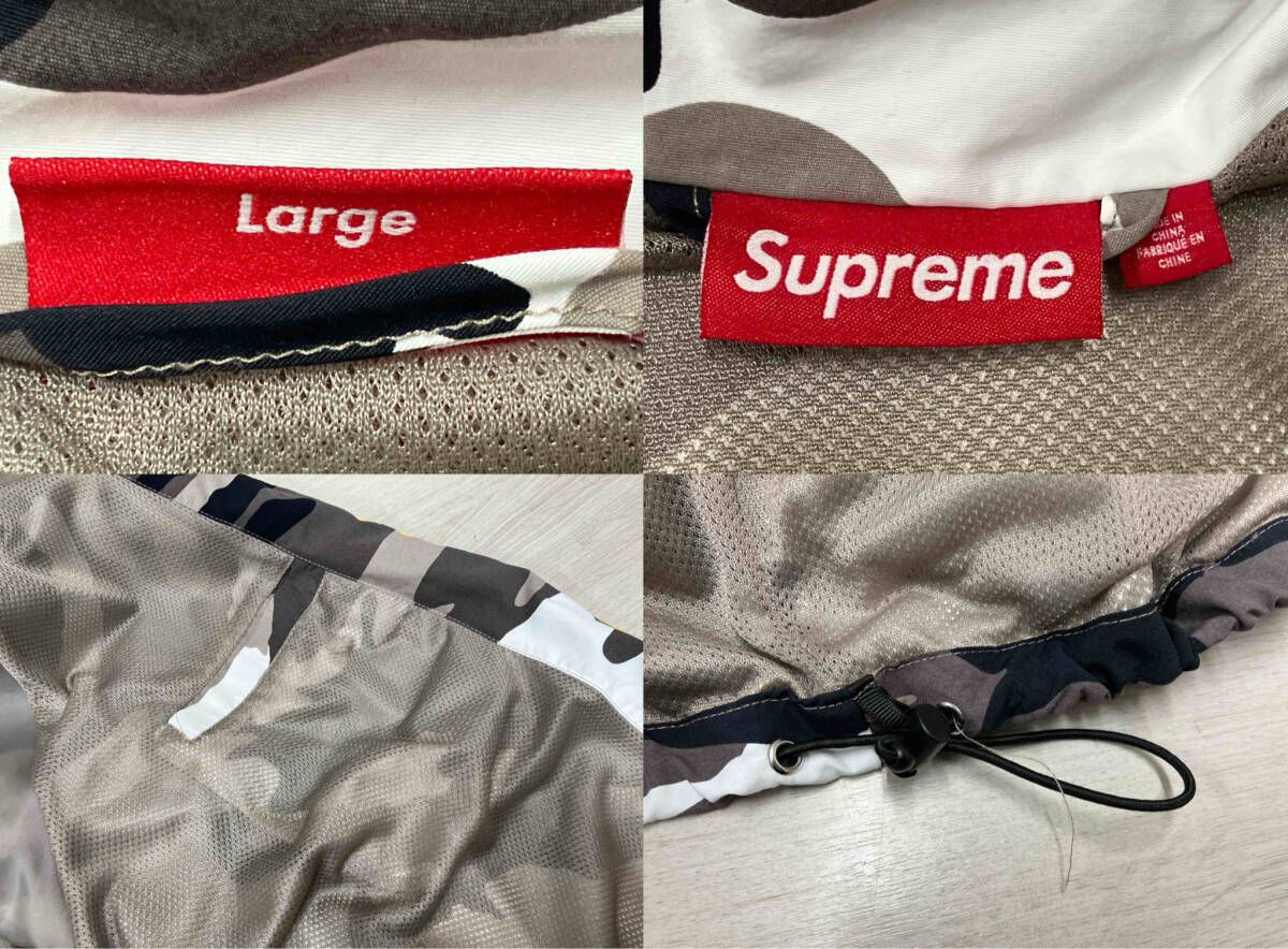 Supreme 25SS Contrast Zip Track Jacket Lサイズ Snow Camo 
