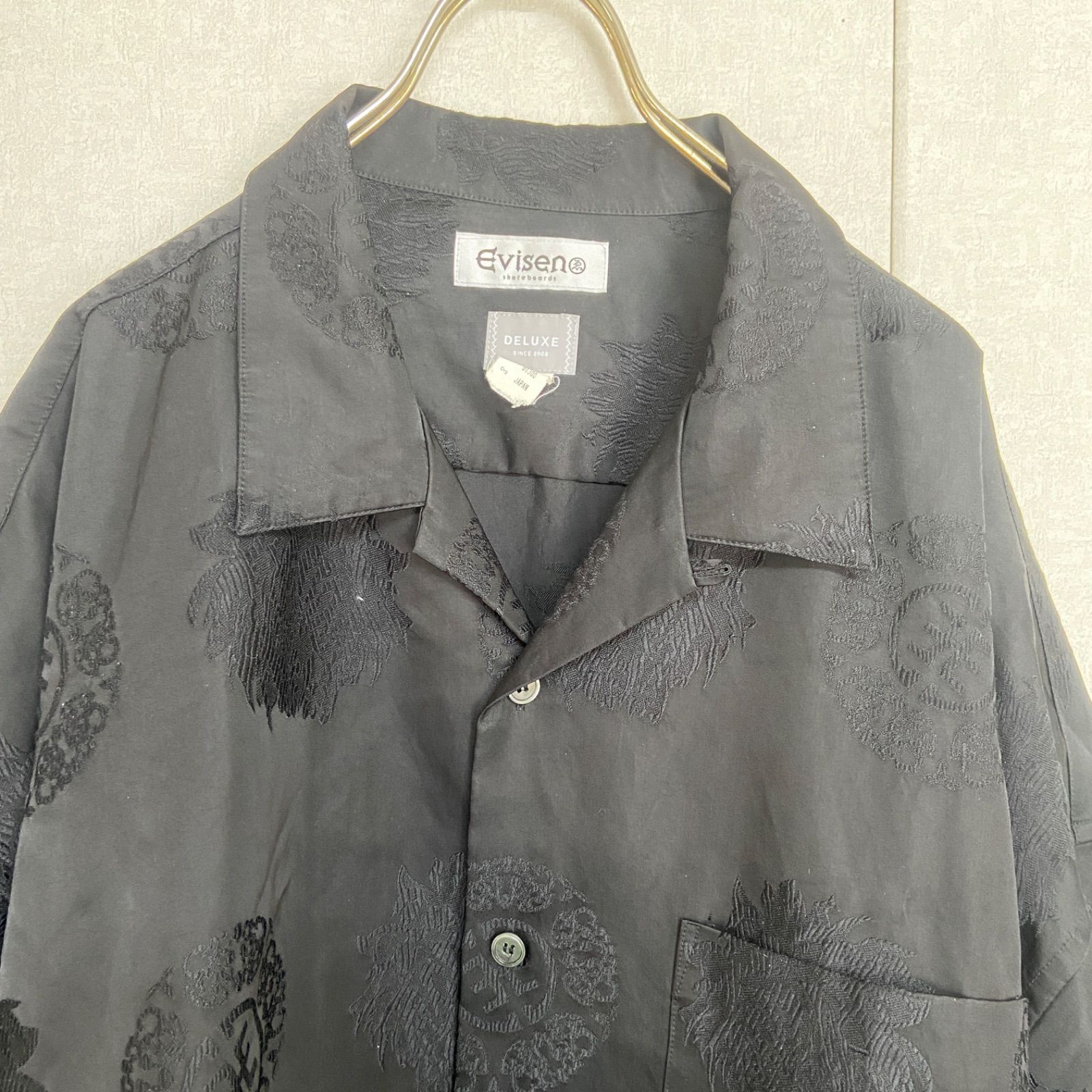 Evisen skateboards × DELUXE オープンカラーシャツ Evisen Skateboards ×DELUXE GARCONS SHIRTS オープンカラーシャツ XL
