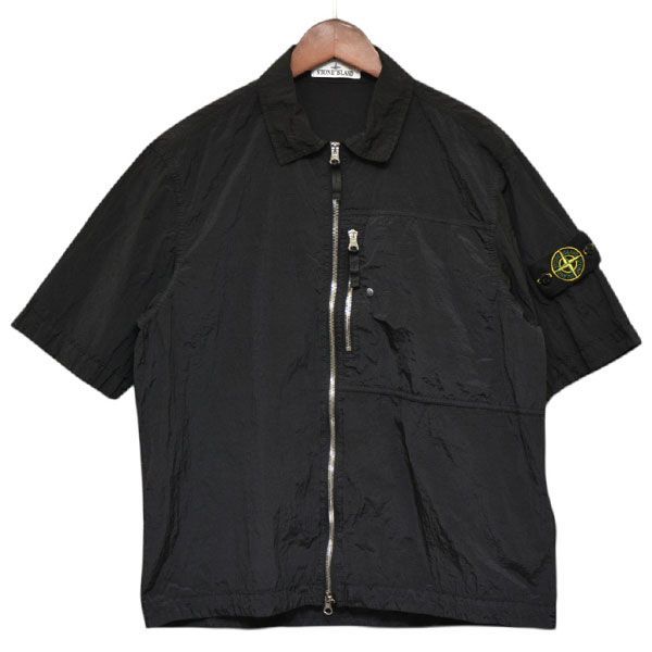 未使用級）26SS STONE  ナイロンメタル 半袖 黒 M STONE ISLAND ストーンアイランド NYLON METAL IN ECONYL SHORT SLEEVE