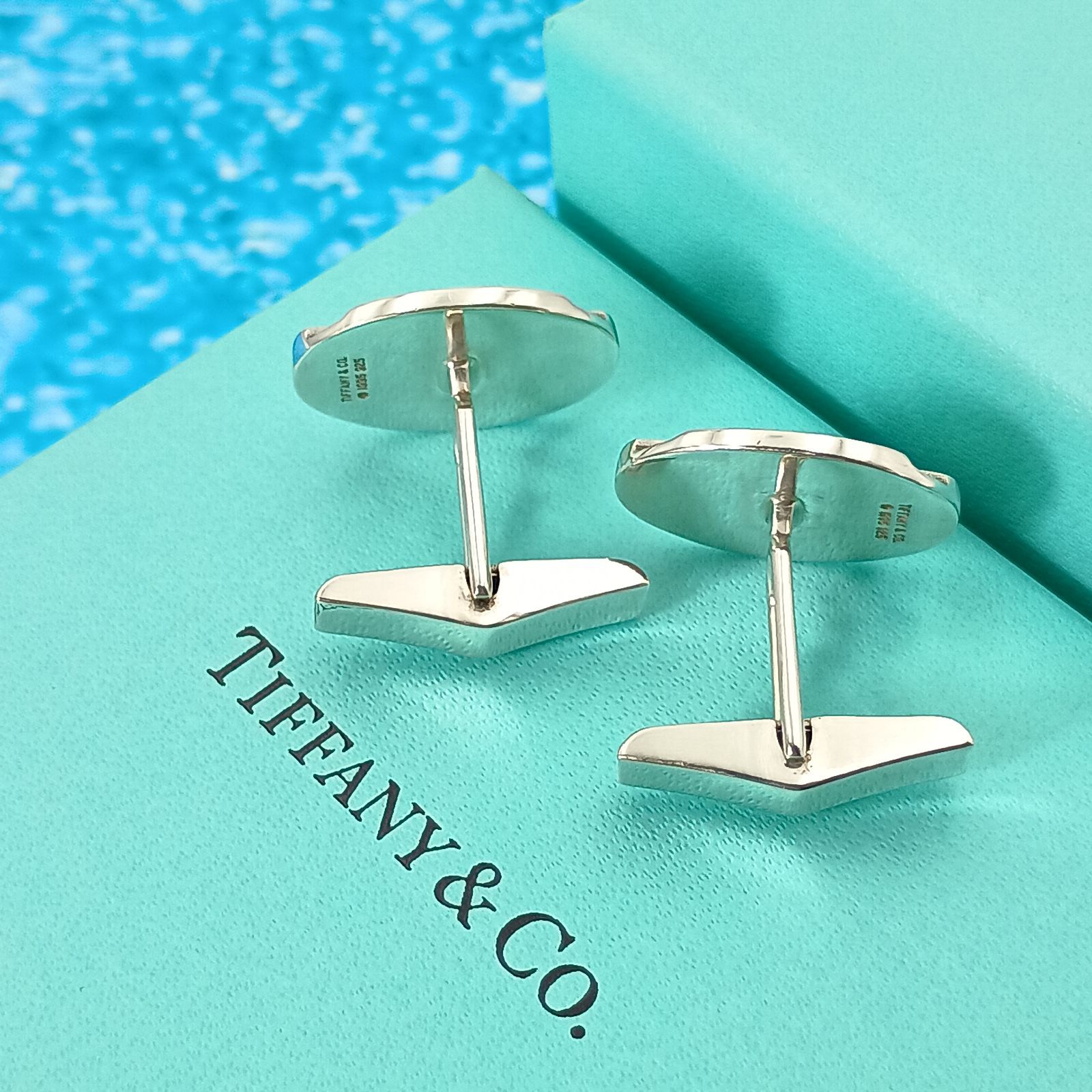 TIFFANY&Co. ティファニー グルーブド スリーライン カフス メンズ