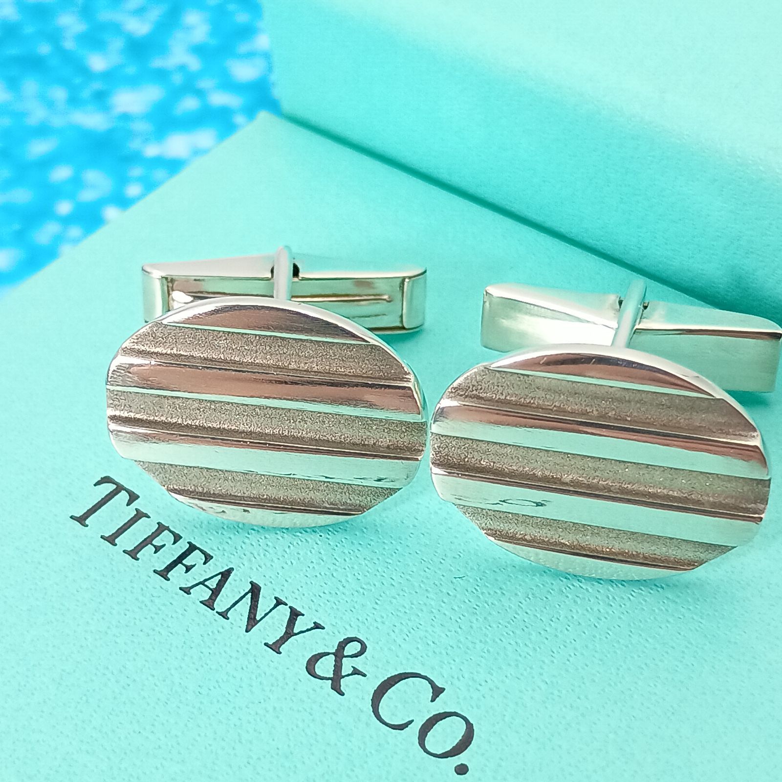 Tiffany & Co. チェッカーパターン カフリンクス 【公式通販】