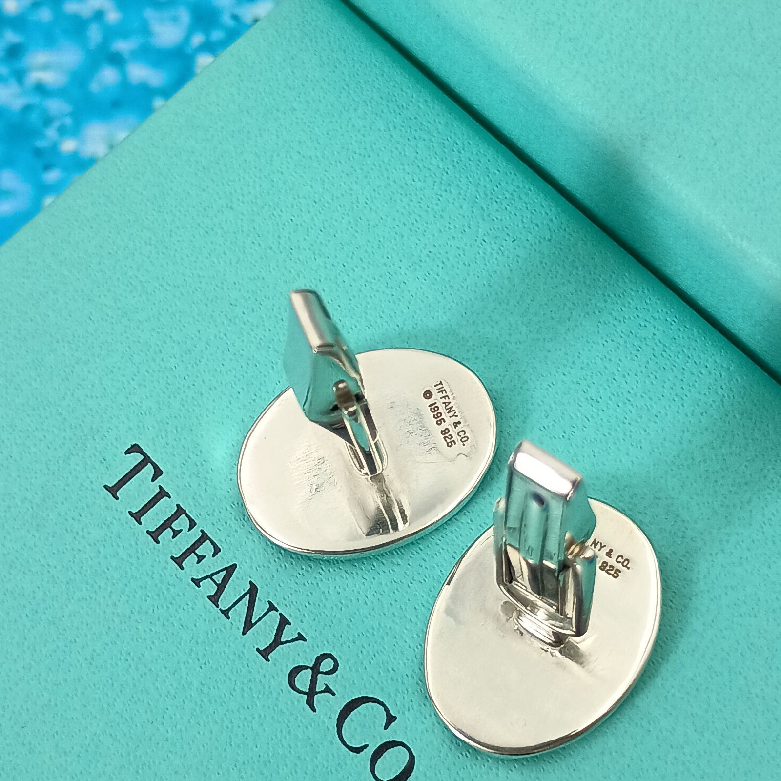 TIFFANY&Co. ティファニー グルーブド スリーライン カフス メンズ