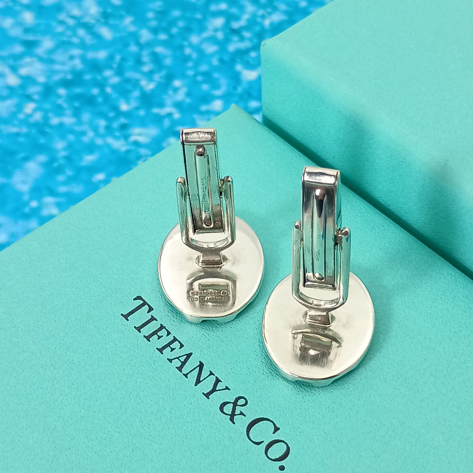 TIFFANY&Co. ティファニー グルーブド スリーライン カフス メンズ