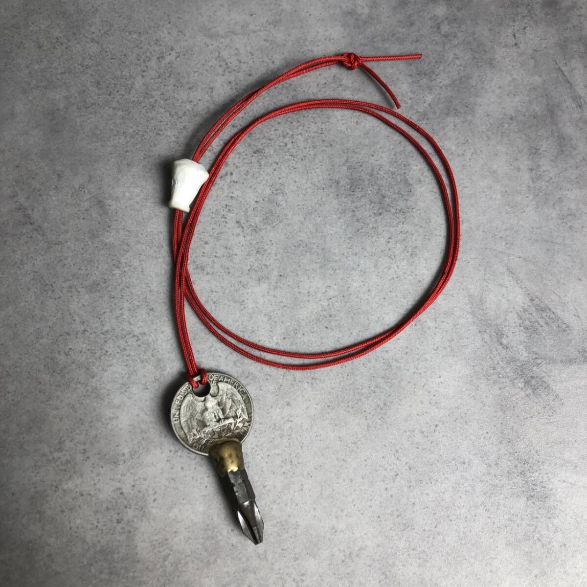 PQ185◇Tom Sachs : Quarter Screw Necklace◇定価￥52800- トム
