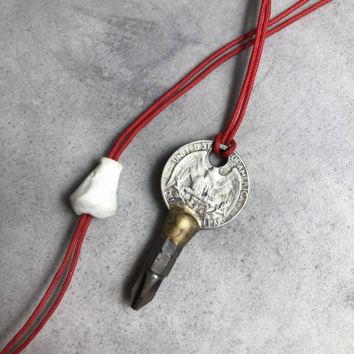 PQ185◇Tom Sachs : Quarter Screw Necklace◇定価￥52800- トム 