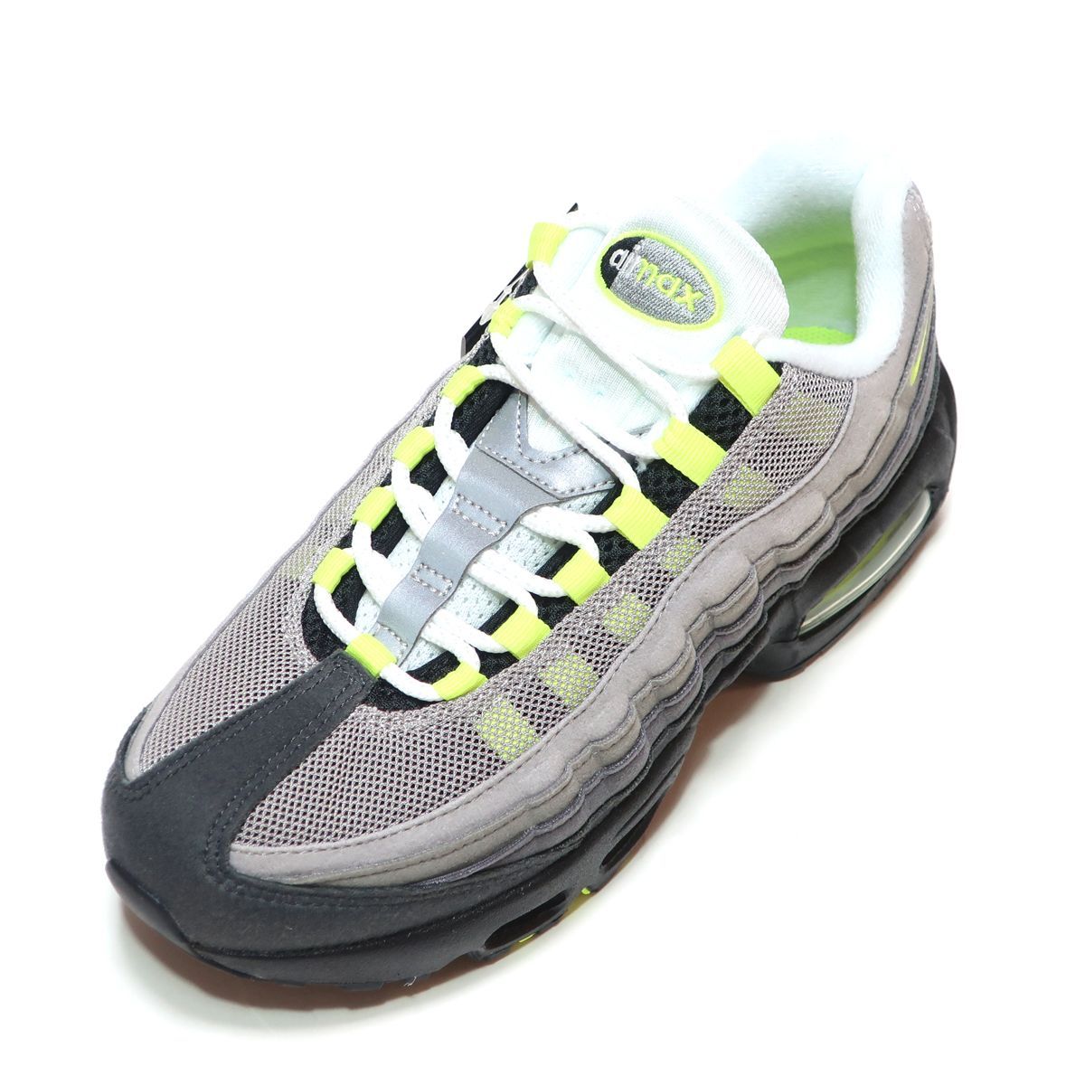 NIKE AIR MAX 95 BB S GS 6.5Y 24.5cm BIG BUBBLE NEON YELLOW GRADE 