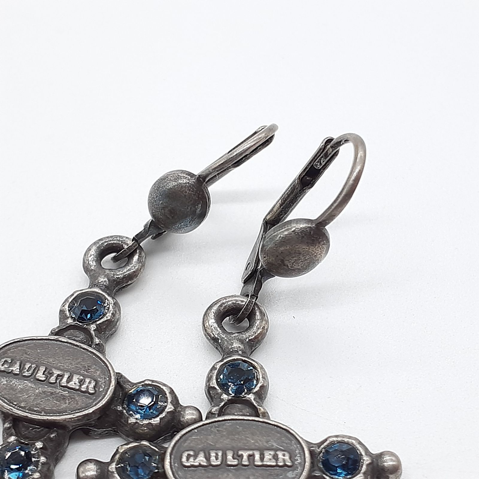 Jean paul GAULTIER ジャンポールゴルチェ ピアス クロス ブルー