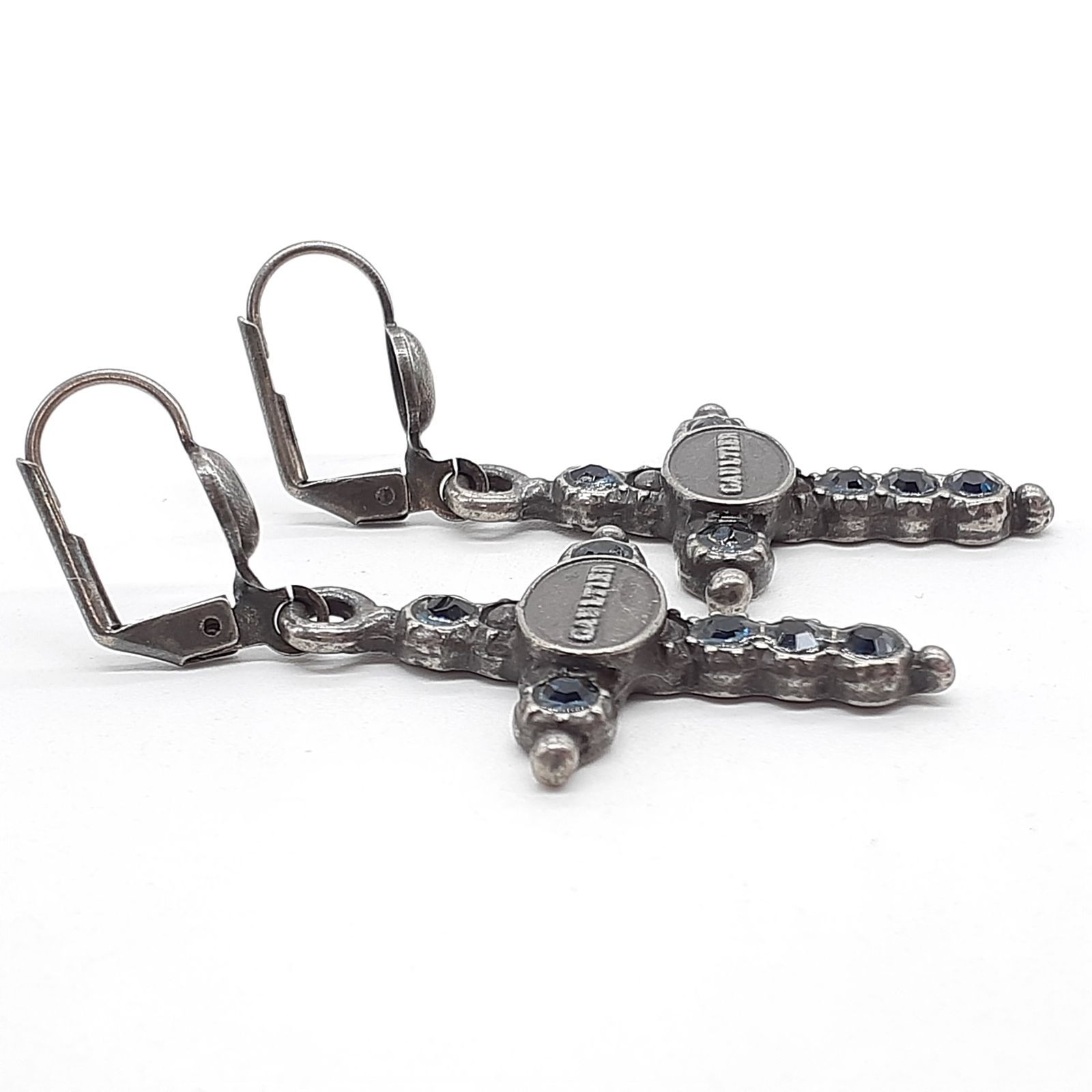 Jean paul GAULTIER ジャンポールゴルチェ ピアス クロス ブルー