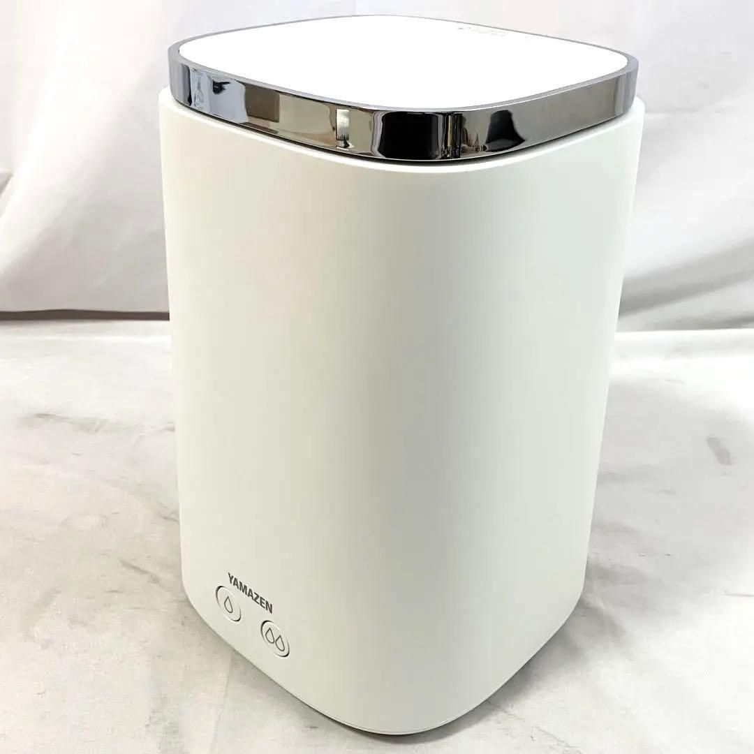 山善 スチーム式 加湿器 加熱式 上から給水 KS-J35(W) ホワイト