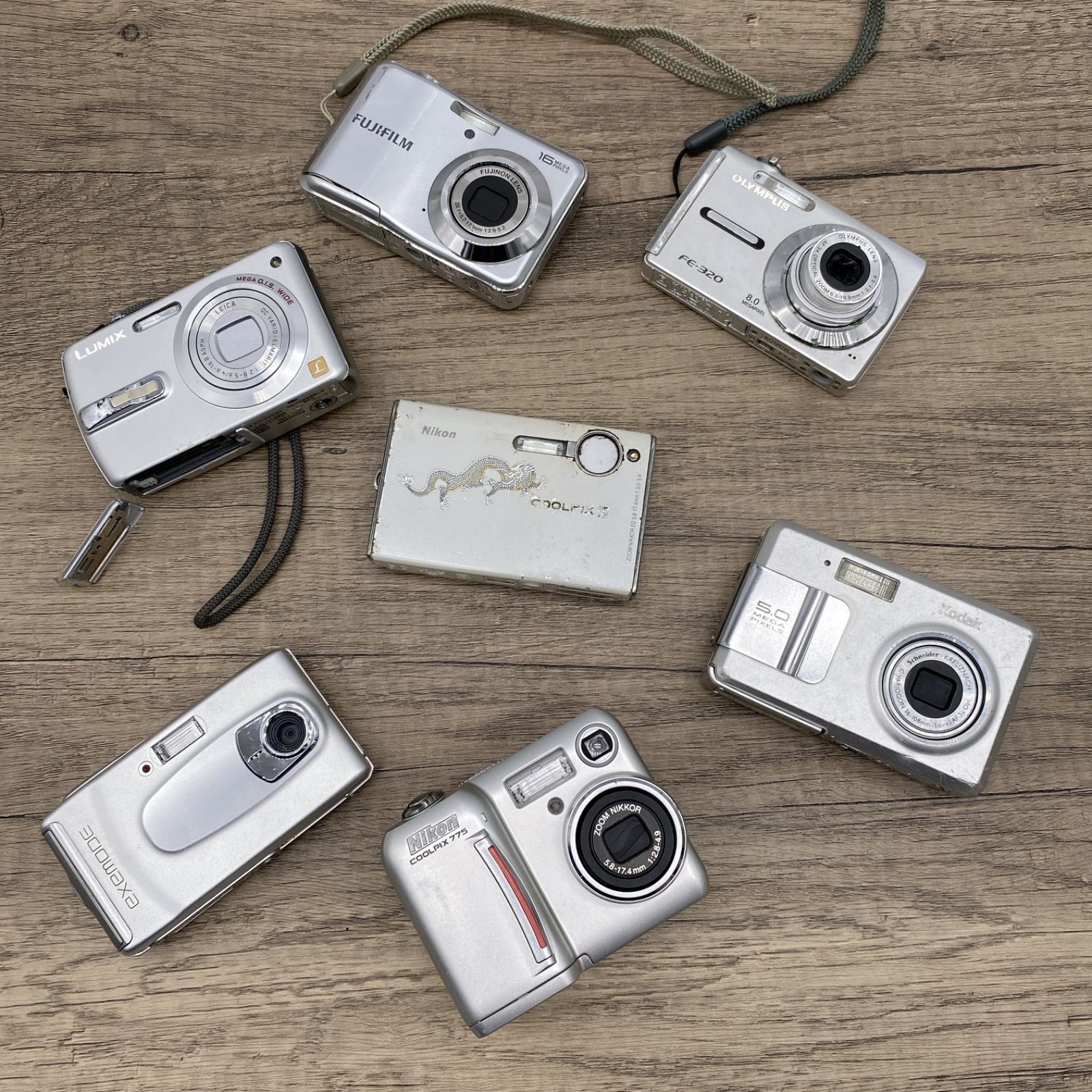Olympus 115/Konica/Pentaxコンパクトカメラセット OLYMPUS PENTAX Olympus⁄Pentax コンパクトデジタルカメラセット