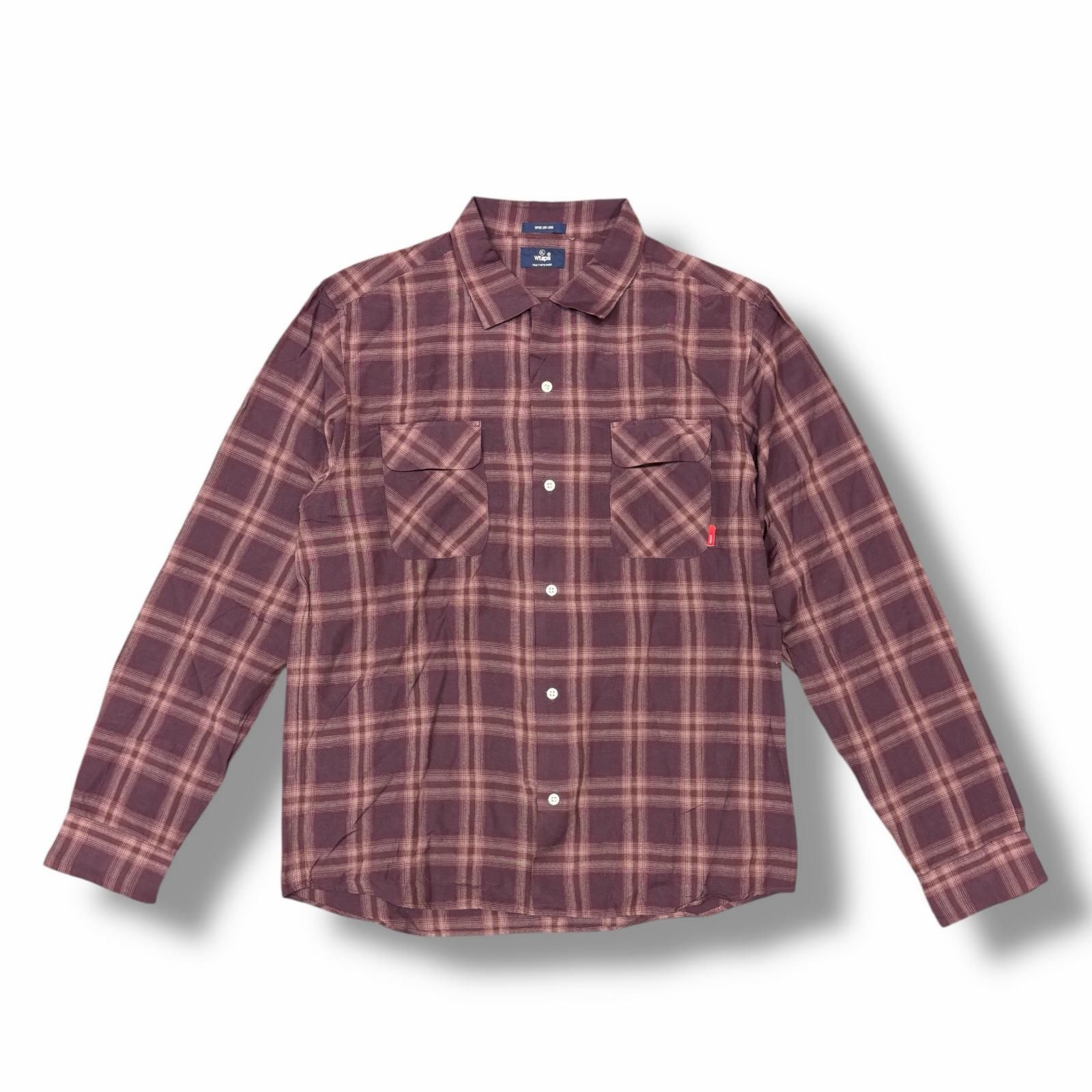 WTAPS 11SS VATOS L/S SHIRTS.RACO.TEXTILE チェックシャツ ダブル 
