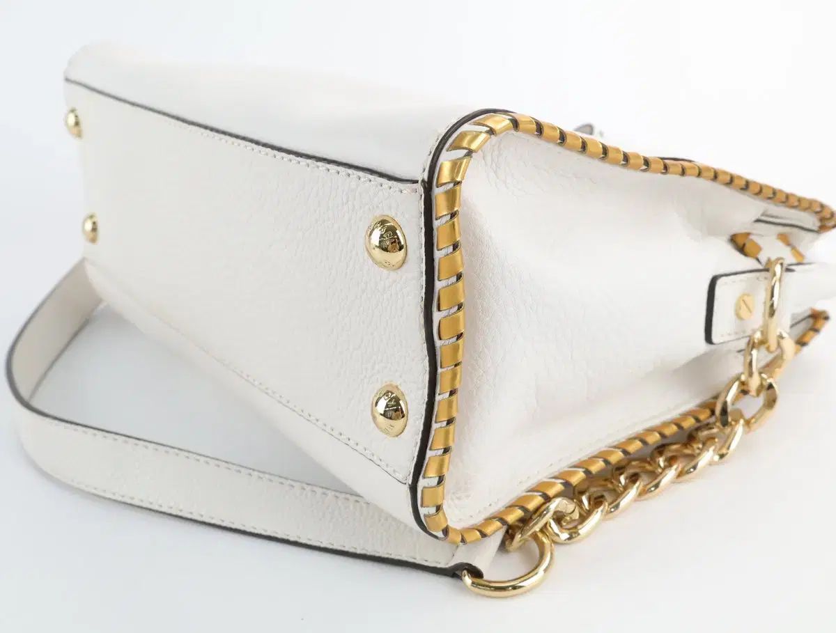 MICHAEL KORS ハミルトン 白 サッチェルバッグ トートバッグ