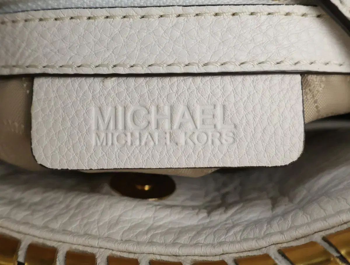 MICHAEL KORS ハミルトン 白 サッチェルバッグ トートバッグ