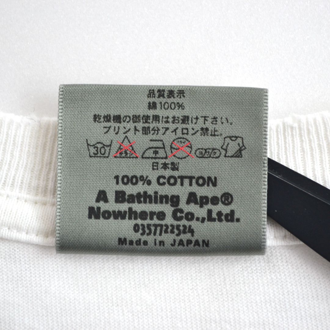 希少/初期】A BATHING APEアベイシングエイプ 日本製 NIGO期 初期タグ