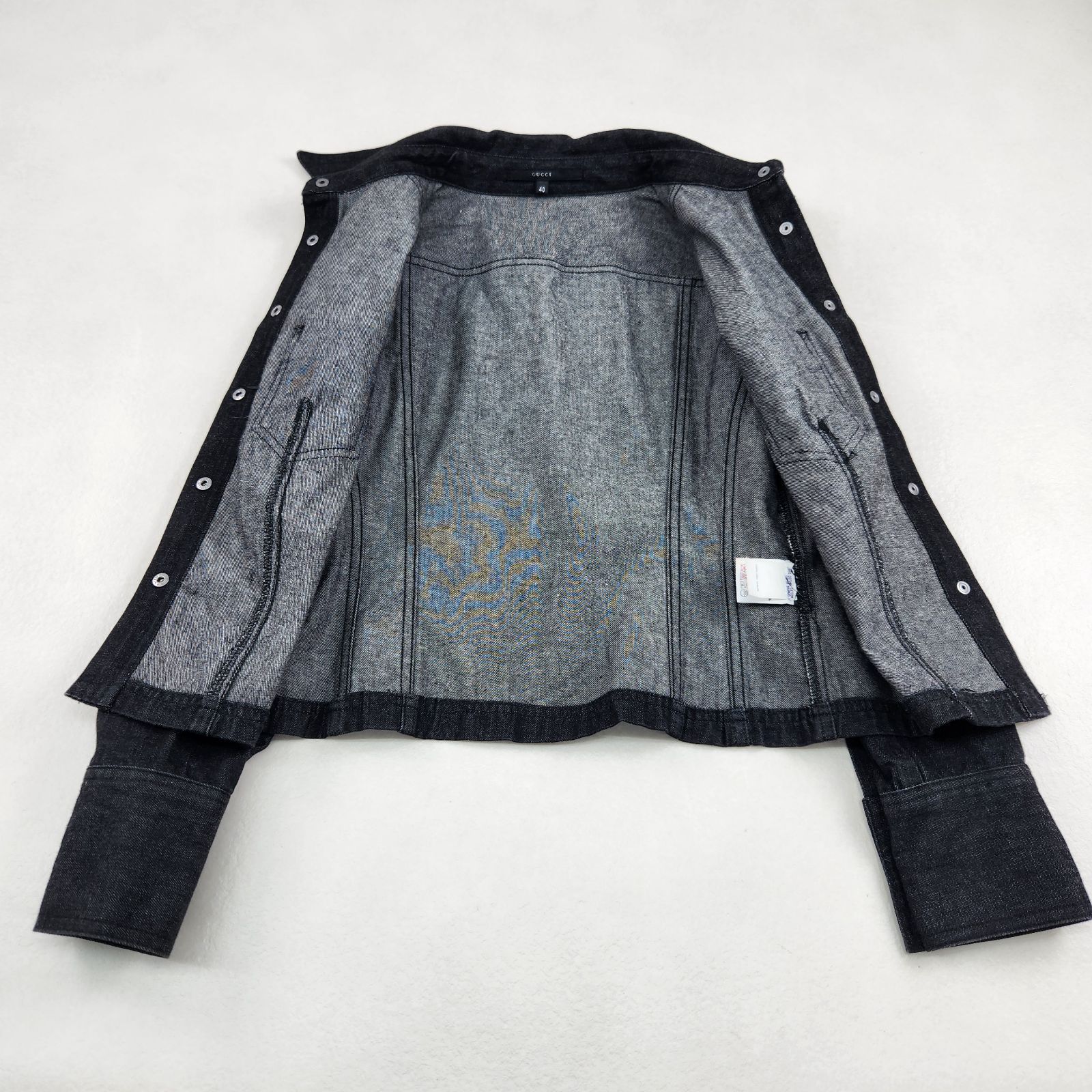 美品 GUCCI デニムジャケット 1998 Gucci by Tom Ford クロップド丈 40