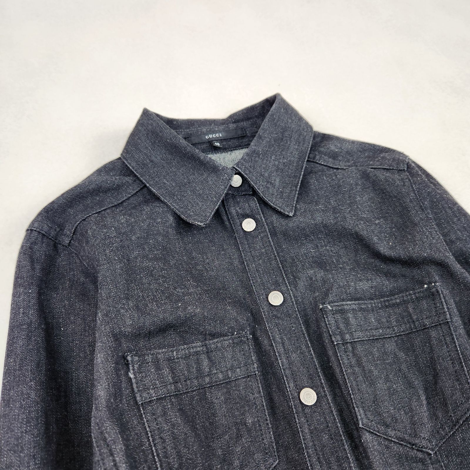 美品 GUCCI デニムジャケット 1998 Gucci by Tom Ford クロップド丈 40