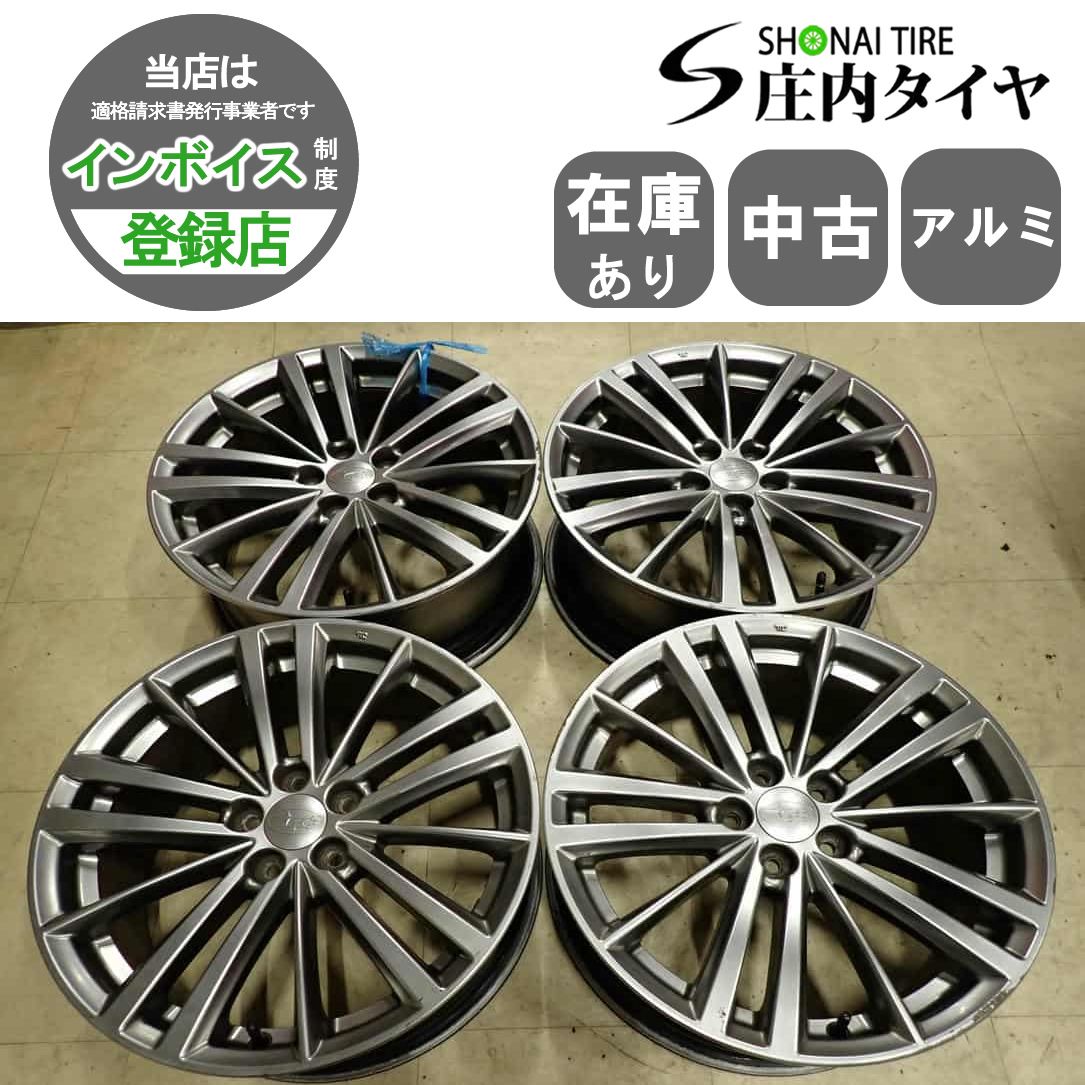 スバル 純正 アルミホイール 4本 インプレッサ 7J 17インチ 5穴 