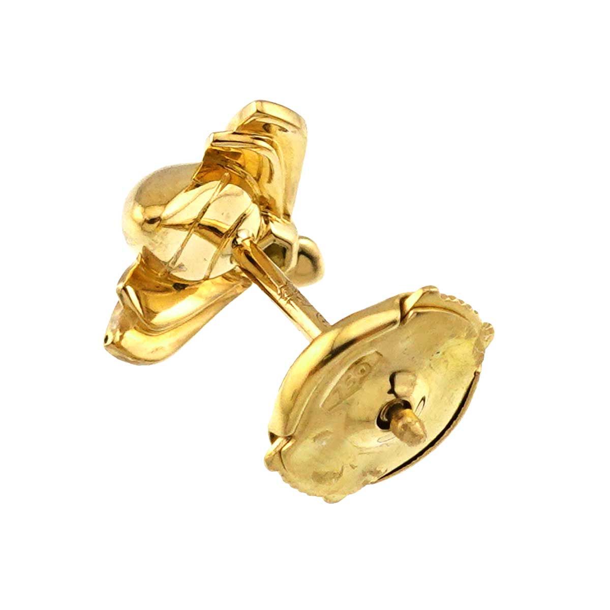 ショーメ CHAUMET ビー ドゥ ダイヤ ピアス K18 YG 750 ミツバチ 片耳