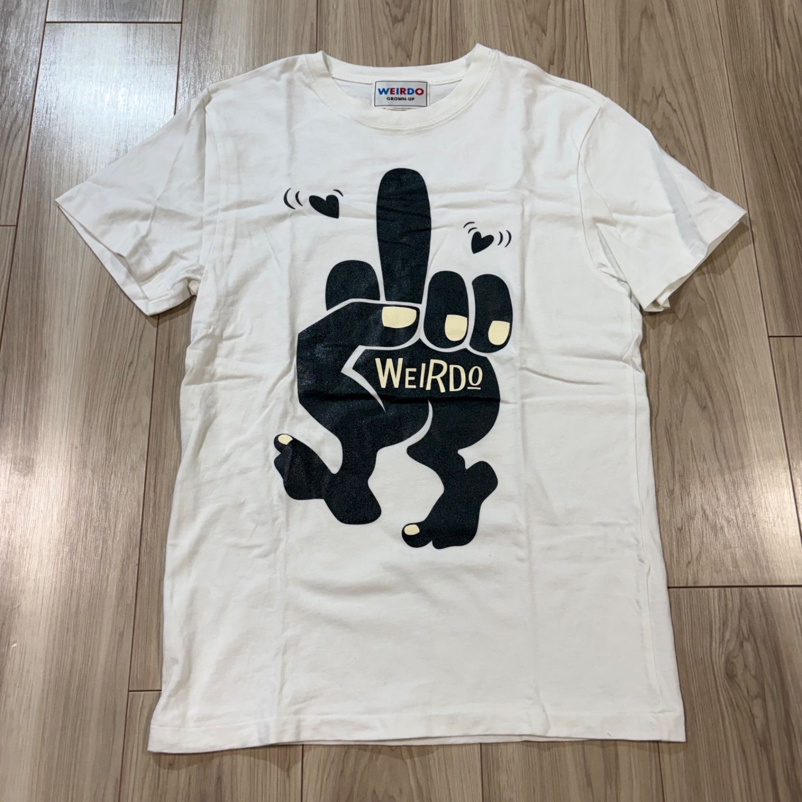 Sサイズ WEIRDO GLAD HAND&Co tee
