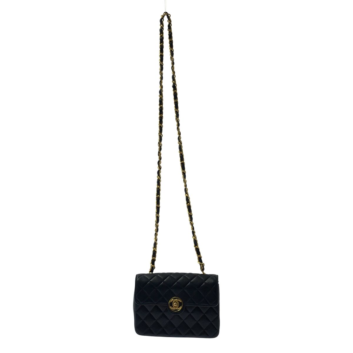 CHANEL / シャネル | シングルフラップ ミニマトラッセ ラムスキン
