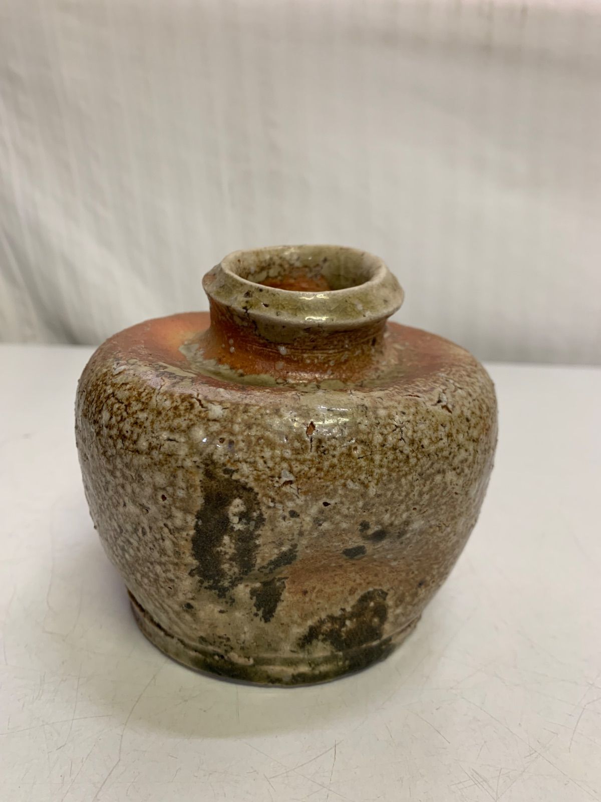 信楽焼 掛花入 花瓶 花器 陶器 /瑞峯 信楽焼 瑞峯 花器 花入れ 掛け花入れ 花瓶 茶道 - メルカリ