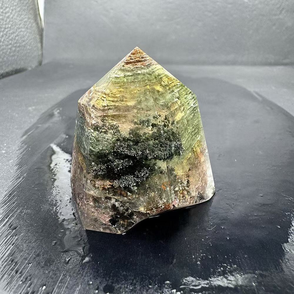 AAAAAAA級天然ガーデンクォーツ水晶六角柱B0307|YS|26075|169A