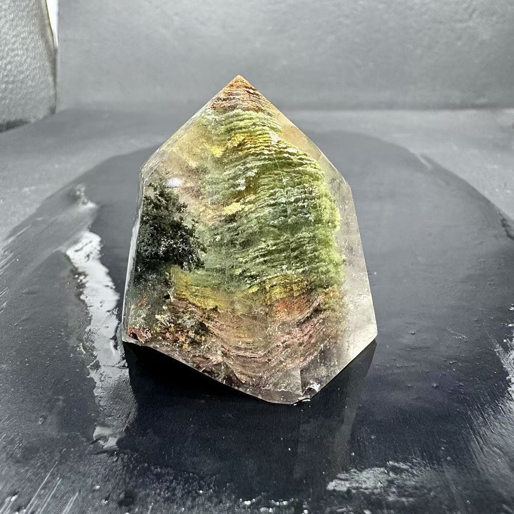 AAAAAAA級天然ガーデンクォーツ水晶六角柱B0307|YS|26075|169A