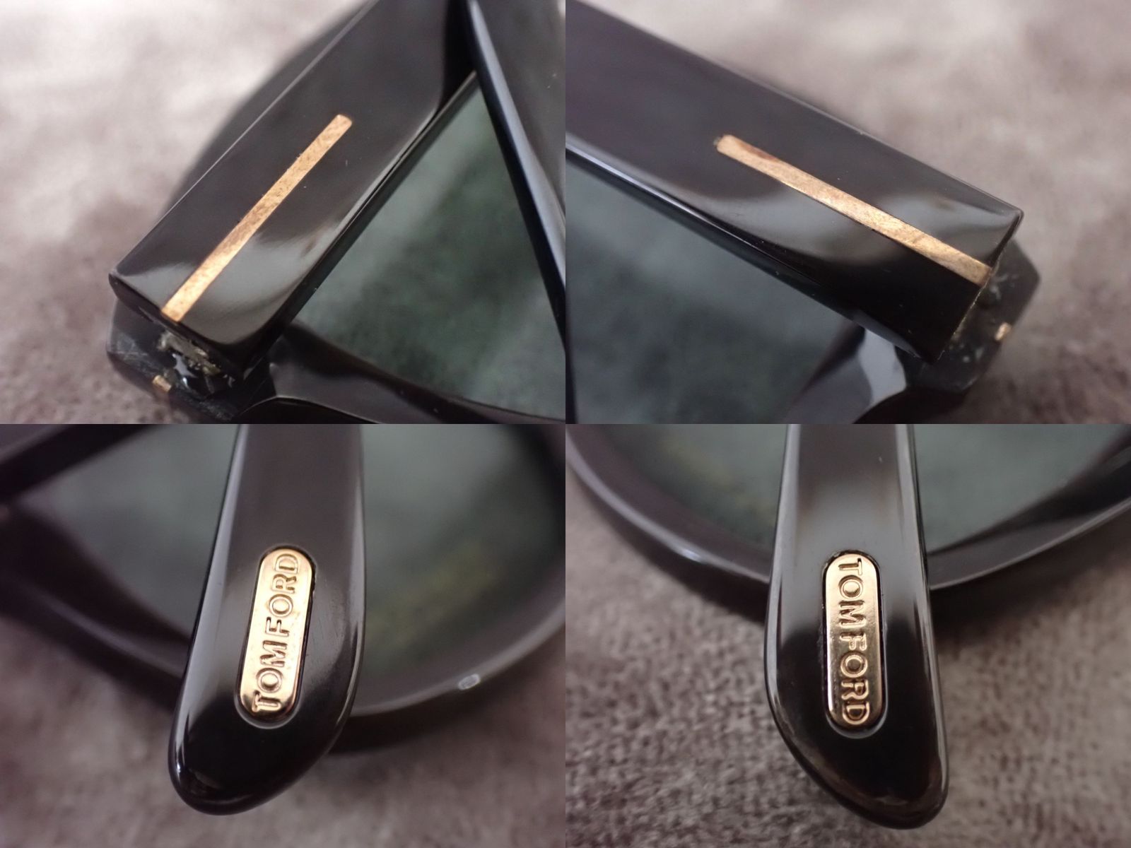 TOM FORD サングラス　REAL HORN 53□18 145 水牛角 定価15万/美品】TOM FORD トムフォード TOM N.7 63N REAL HORN 天然水