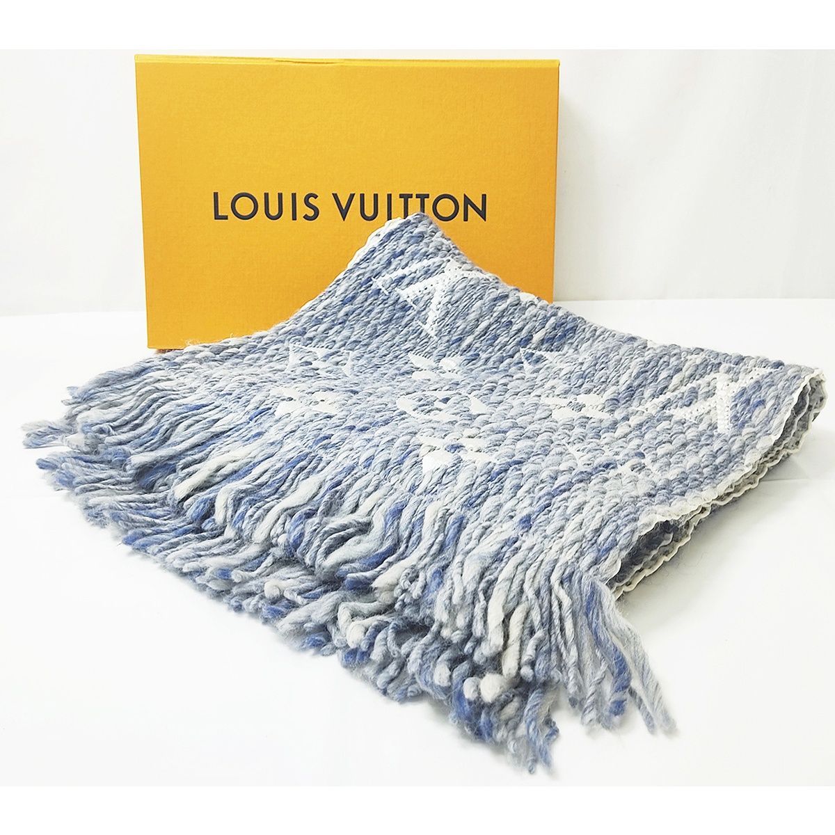 ルイヴィトン ロゴマニア マフラー LOUIS VUITTON ルイヴィトン マフラー エシャルプ・ロゴマニア デュオ