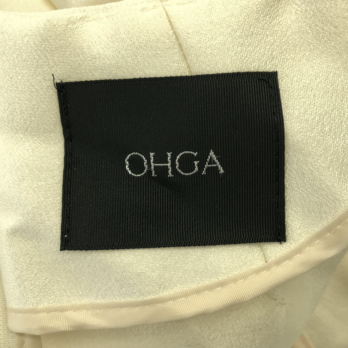 OHGA / オーガ | 2025AW | SATIN BLOUSE サテンブラウス | F
