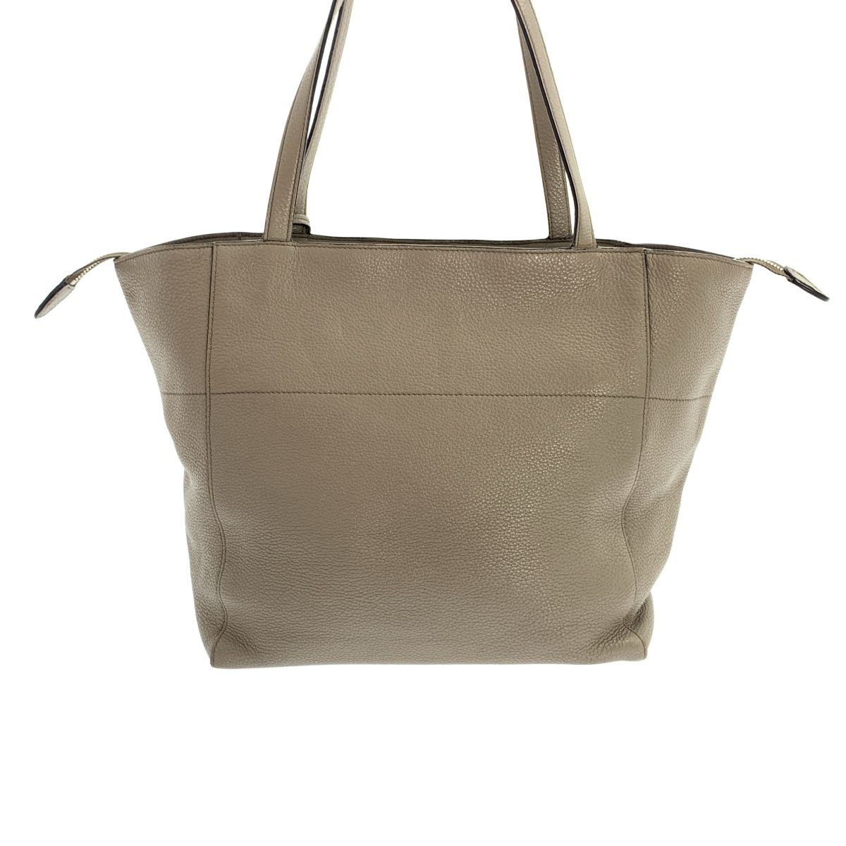 PRADA / プラダ | ARGILLA レザー トートバッグ | グレー系 