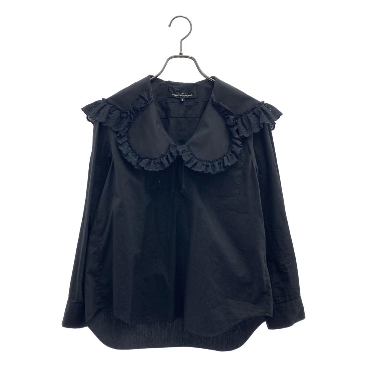 tricot COMME des GARÇONS ブラックシャツブラウス 【公式通販】