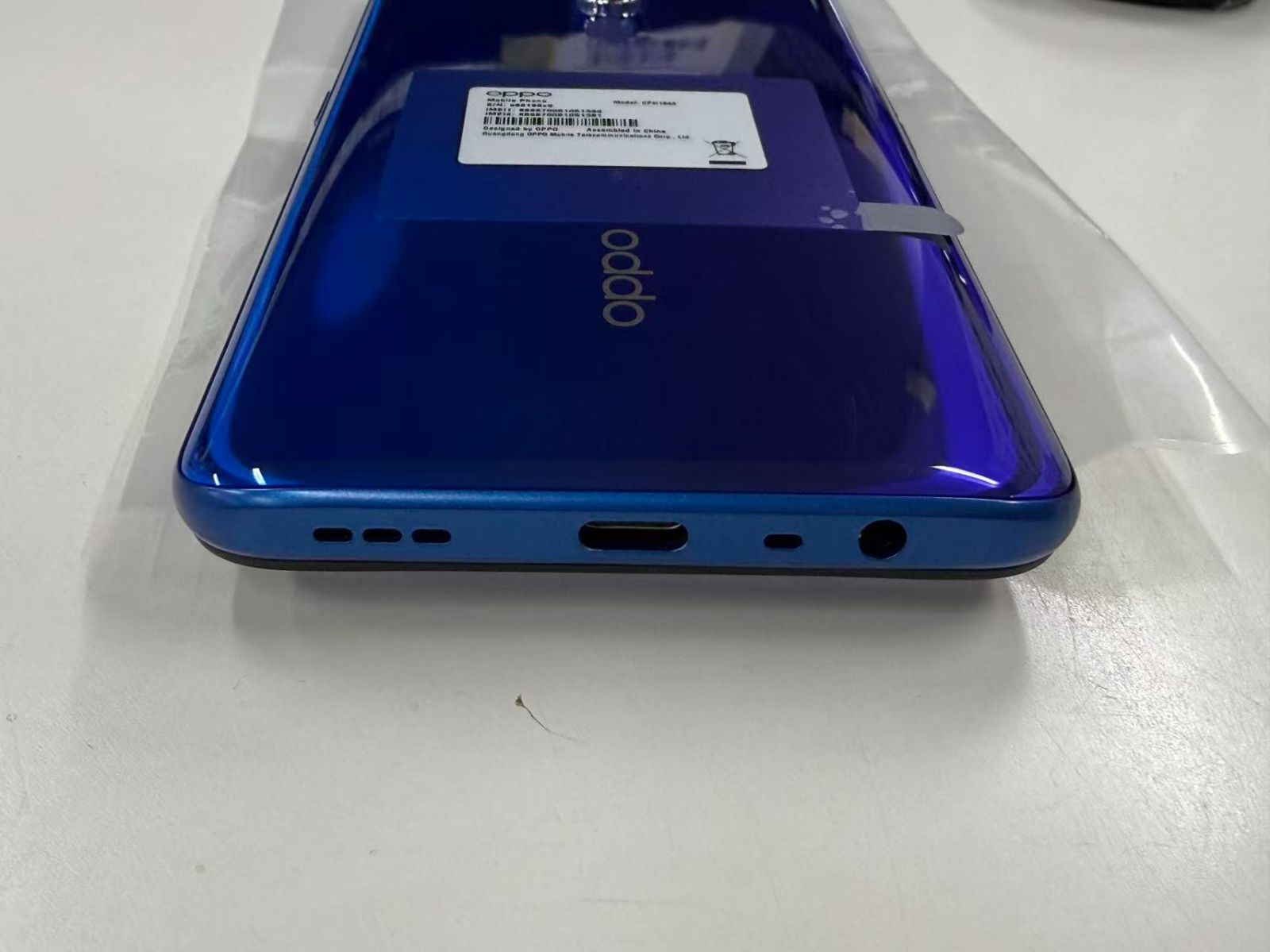 美品 OPPO A5 2020 楽天モバイル SIMフリー 青 - メルカリ